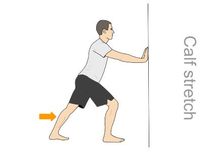 Calf Stretches untuk atasi penyebab sakit tumit 