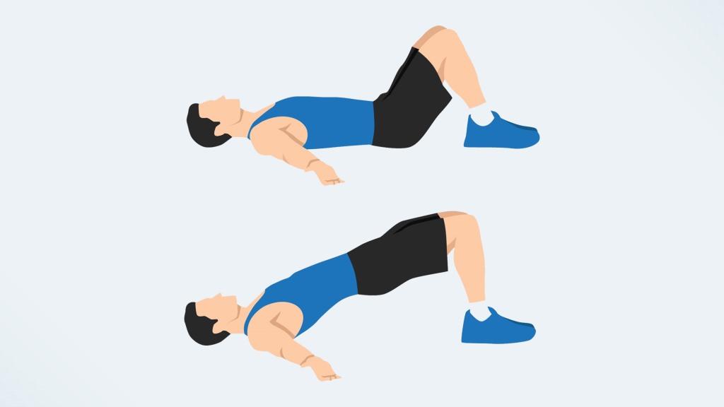 Glute Bridges untuk mengatasi keluhan sindrom fabella