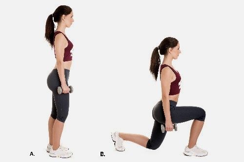 deep lunges
