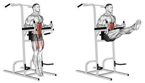 hanging leg raises