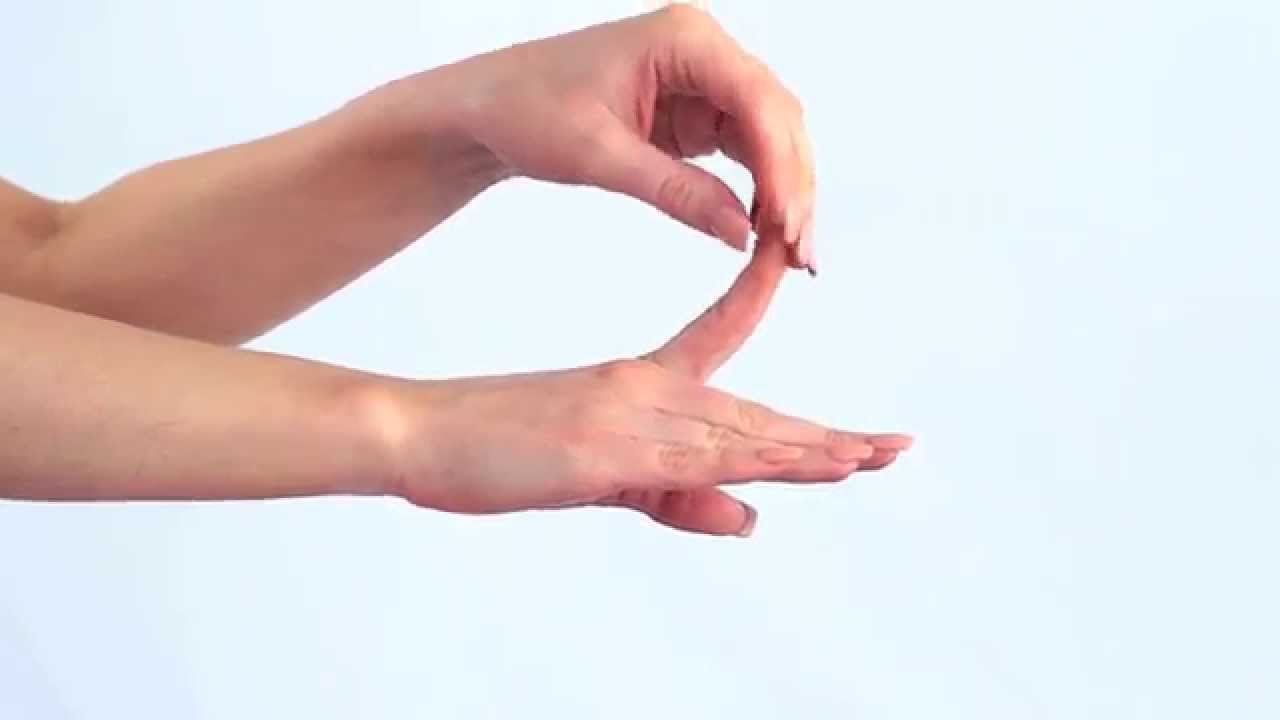 latihan jari nyangkut finger extension strech