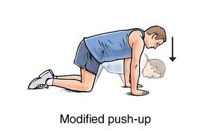 modified push up exercise
