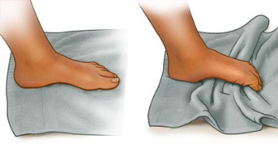 peregangan kelainan bentuk jari kaki hammer toe