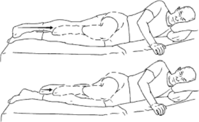 side lying hip flexion