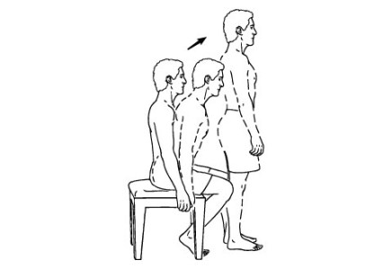 sit to stand exercise