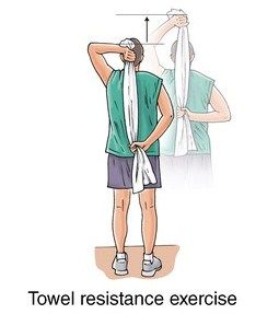 towel resistance exercise